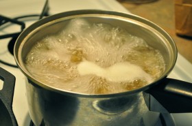 A "fierce" boil