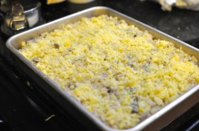 Layer 7:  grated cheese